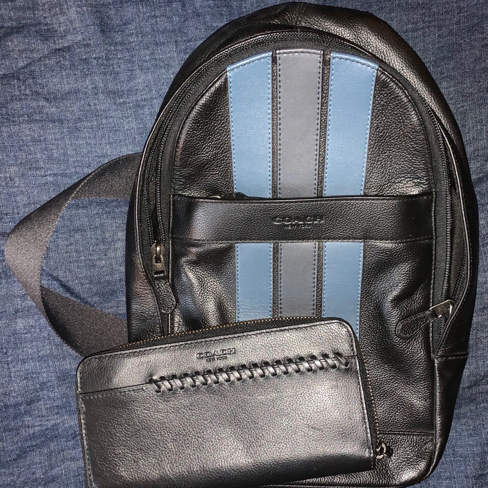 Coach Cross Body Bag + Coach Wallet